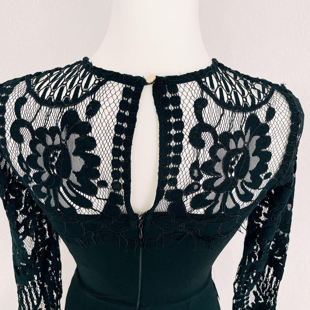♡新品♡LIPSY レース ドレス ワンピース ブラック リプシー