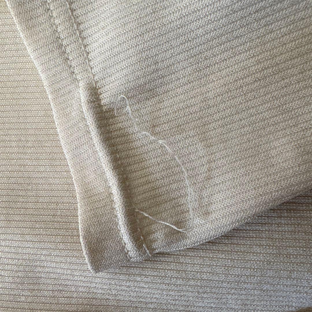 Robe de Fleurs Glossy オフショル長袖ミニドレス