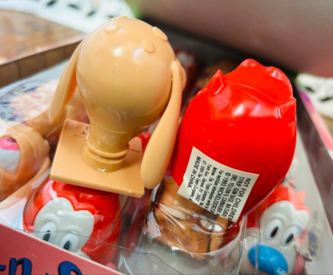 94'REN & STIMPYレン＆スティンピー キャンディー・コンテナBOX - メルカリ