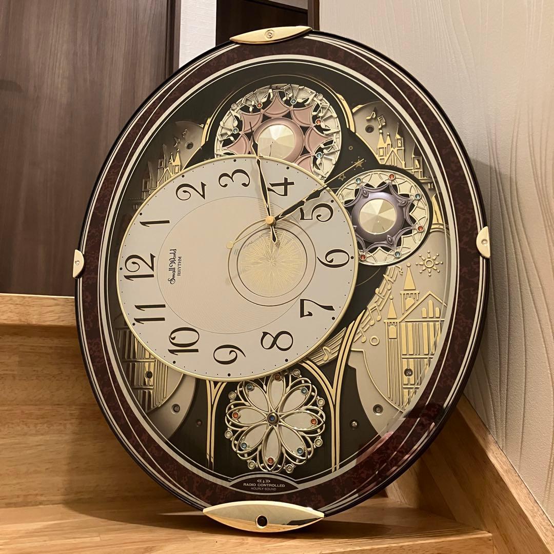 リズム時計 スモールワールド からくり時計 メロディ