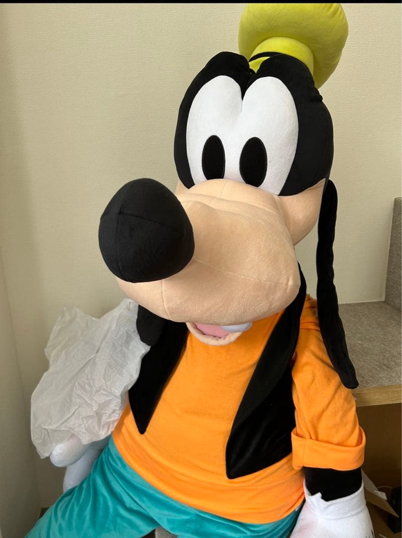 グーフィー スーパービッグぬいぐるみ(ハピリクファクトリー) - メルカリ