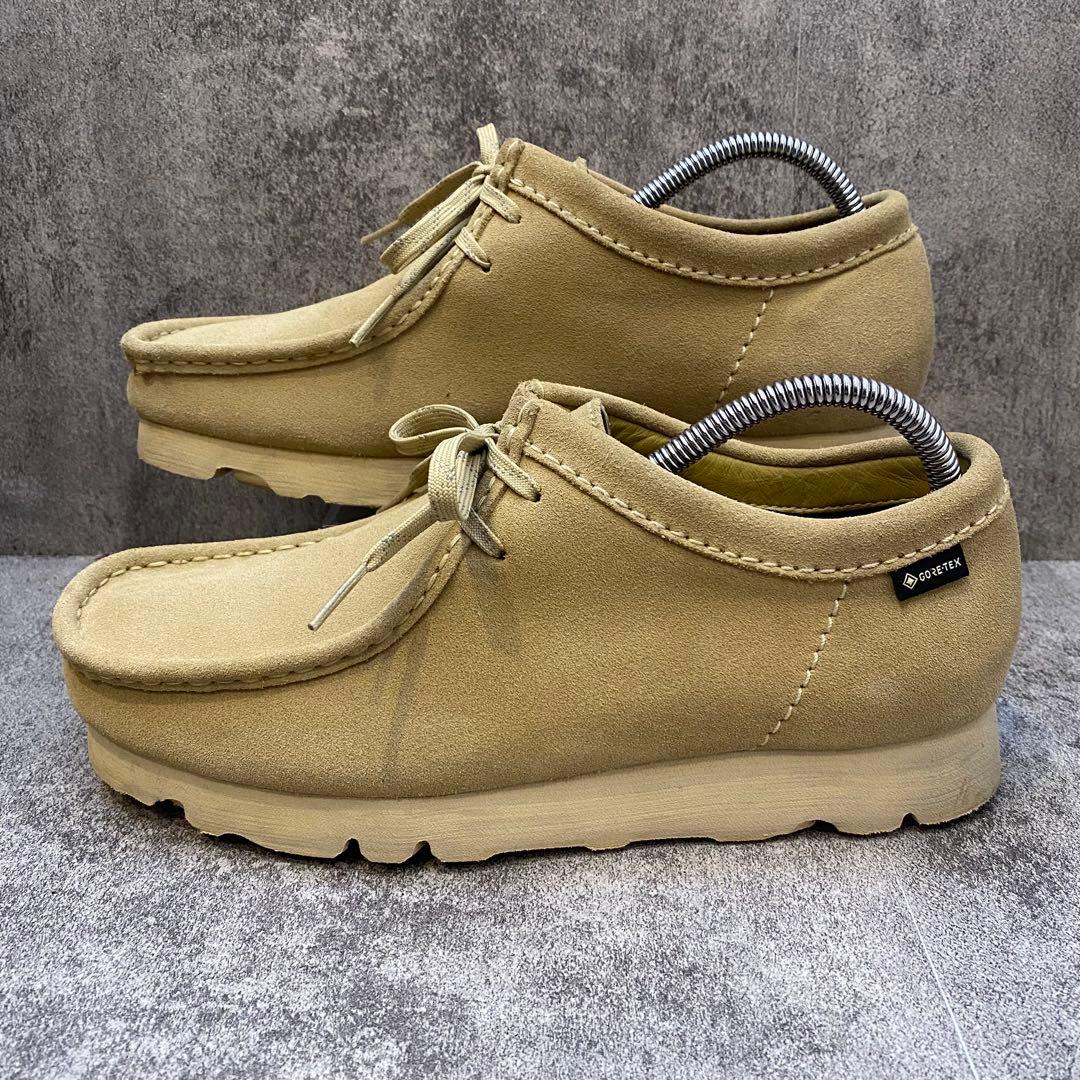 ✨人気✨クラークス CLARKS ワラビーGTX【25.5】メープル 箱替紐付き
