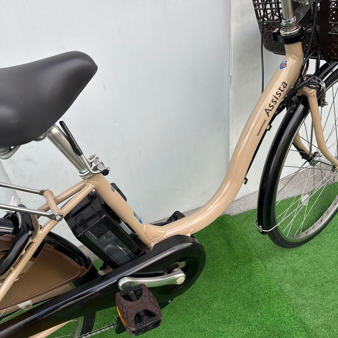 ブリヂストン電動アシスト自転車26インチ 12.3Ah イエロー