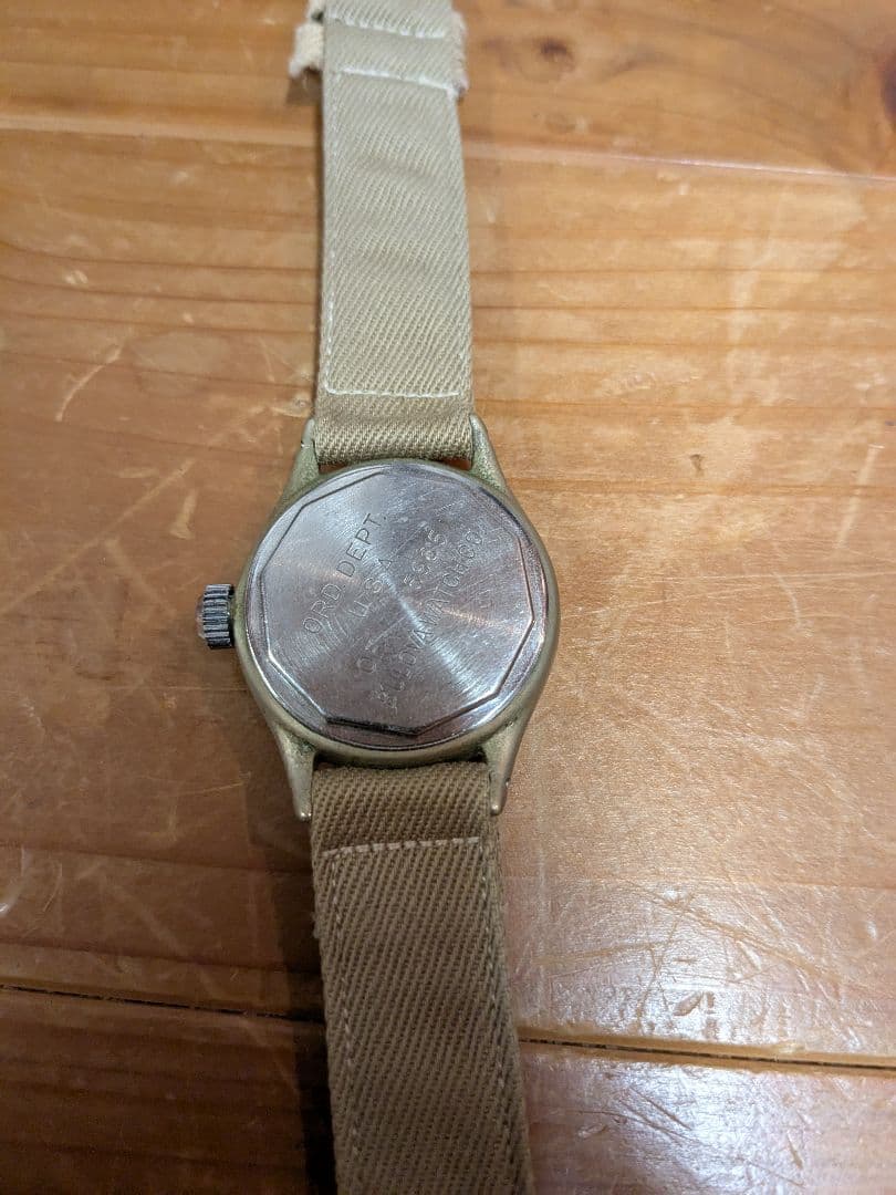 【ジャンク】BULOVA ブローバ　1940年代　army 陸軍　アンティーク