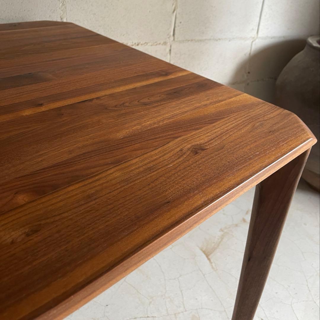 コスパクリエーション　天然木 ウォールナット 無垢材　ダイニングテーブル