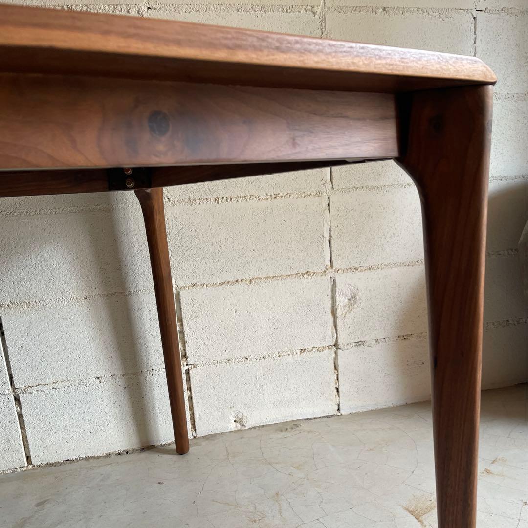 コスパクリエーション　天然木 ウォールナット 無垢材　ダイニングテーブル