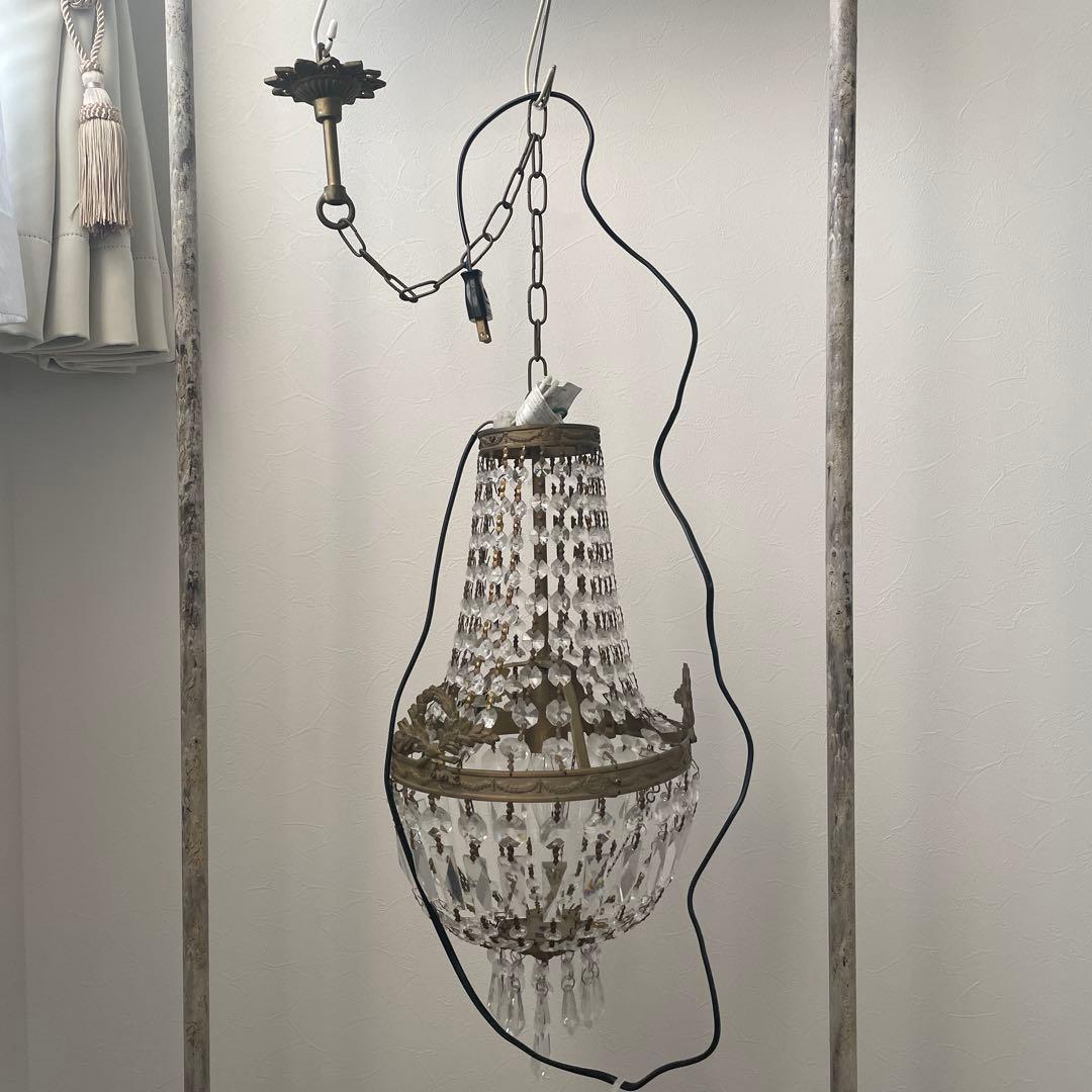 フランスアンティーク エンパイヤ シャンデリア - メルカリ