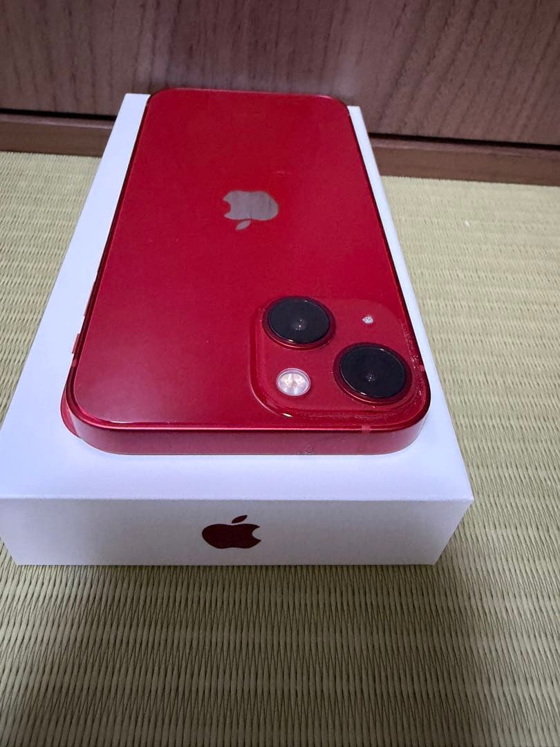 極美品 iPhone 13 mini 128GB レッド バッテリー100％