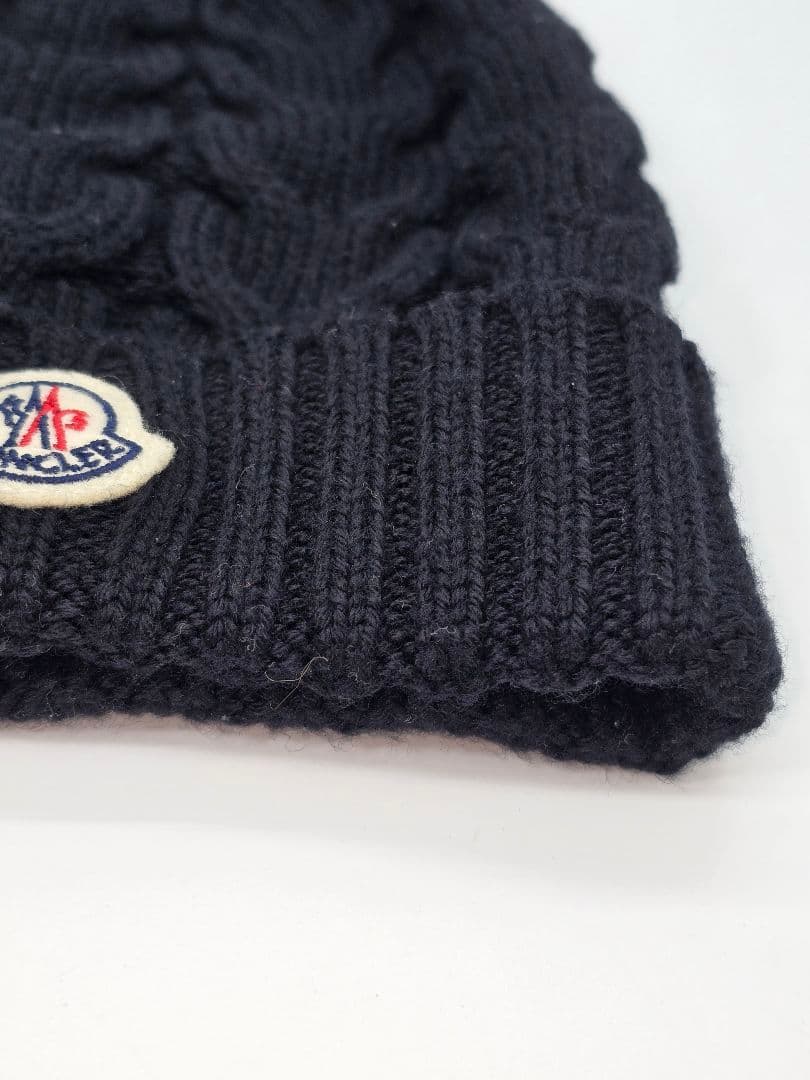 MONCLER ロゴ ニット キッズ Lサイズ 黒