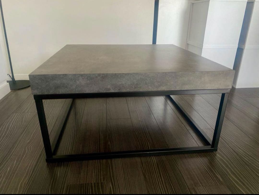 morterette ローテーブル コンクリート調エフェクト morterette ロー