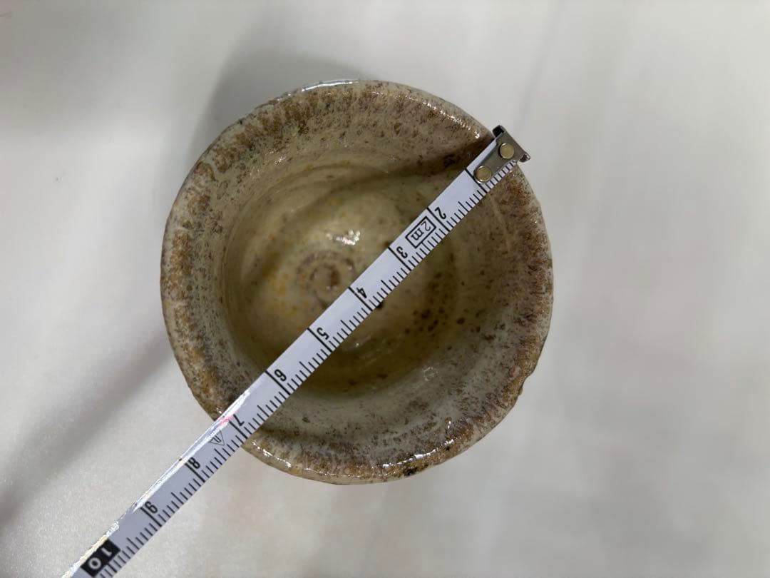 西岡小十　斑唐津　ぐい呑み