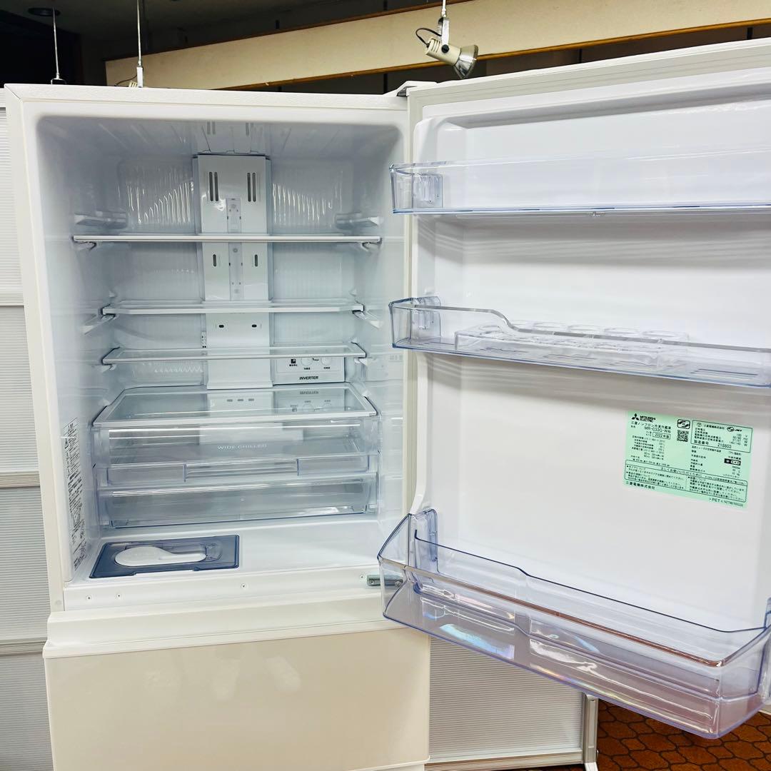 三菱 冷蔵庫 2022年製 右開き 自動製氷 3ドア 家庭向け