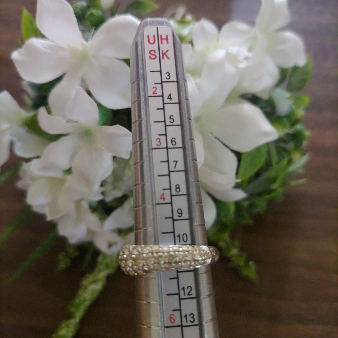 K18WG ダイヤモンド　パヴェ　リング　1.03ct