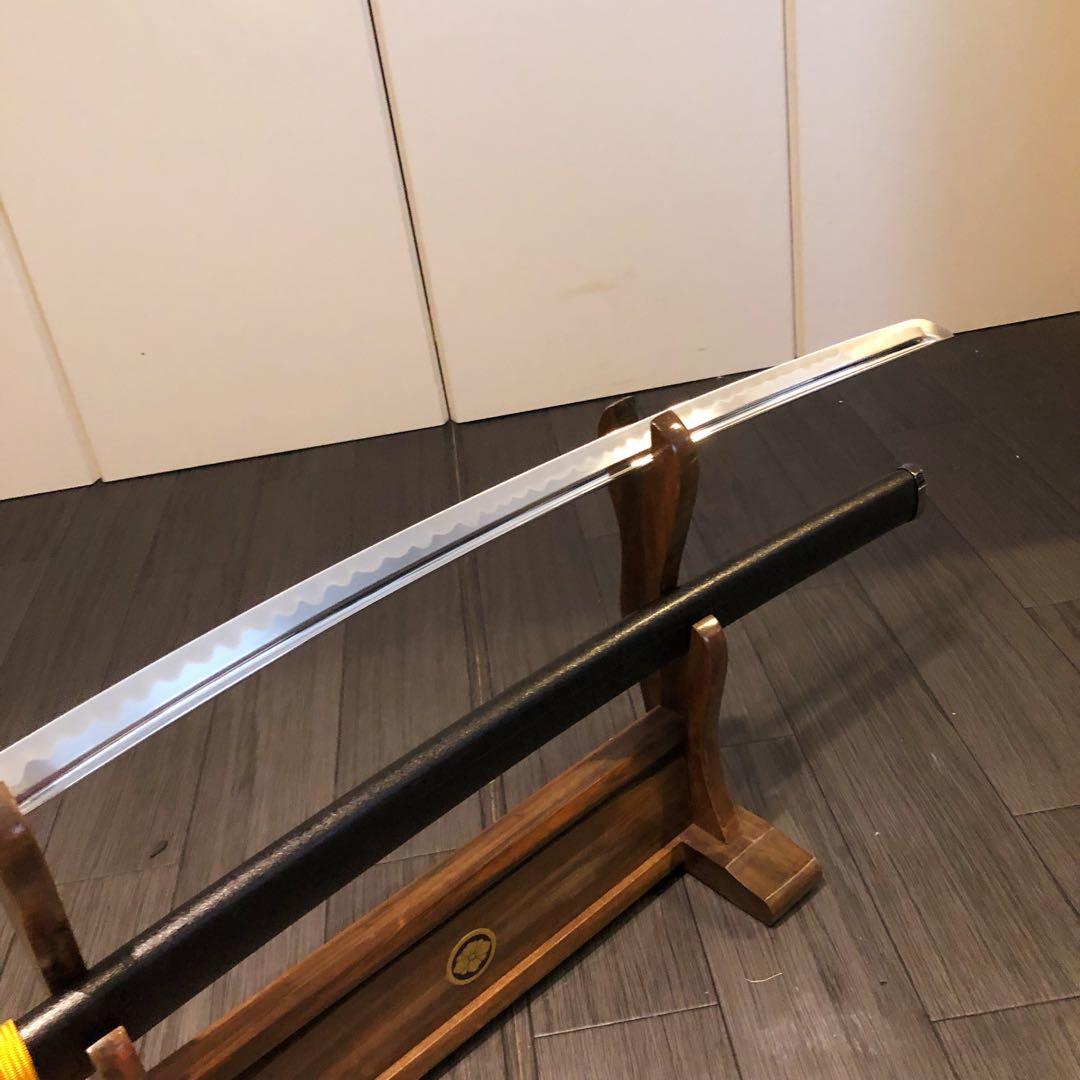 専用　模造刀　居合刀　樋入り刀身　橙金拵え　亜合金刀身　名刀