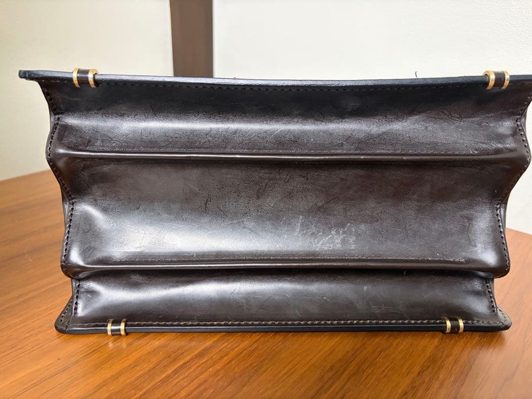 ココマイスター ブライドル ダレスバッグミニ Brown