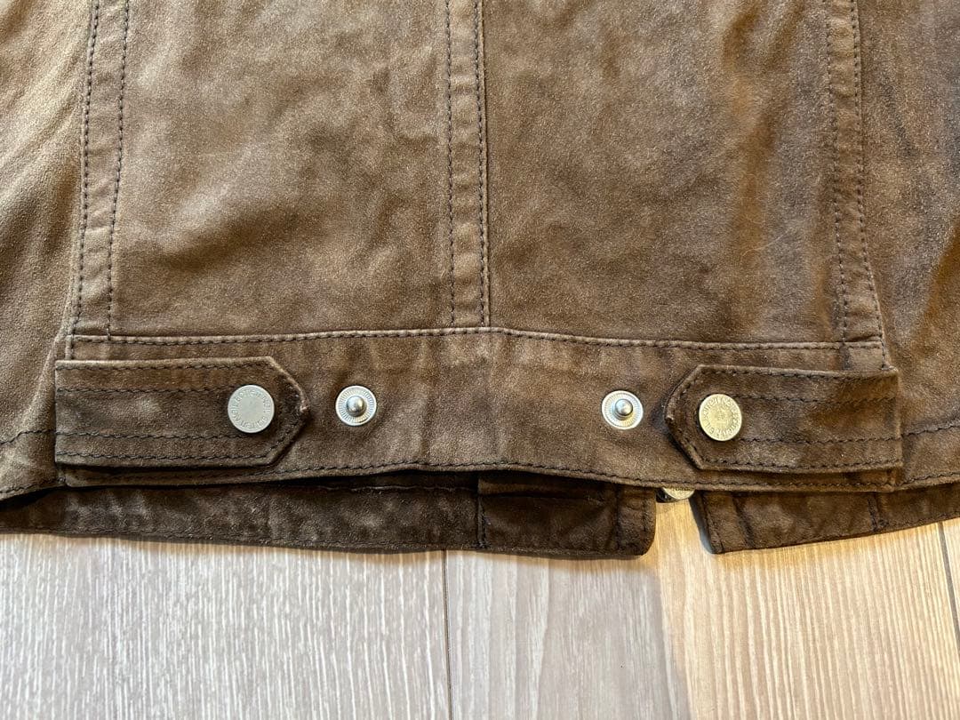 ニールバレット スエードレザーライダースジャケット イタリア製 XS