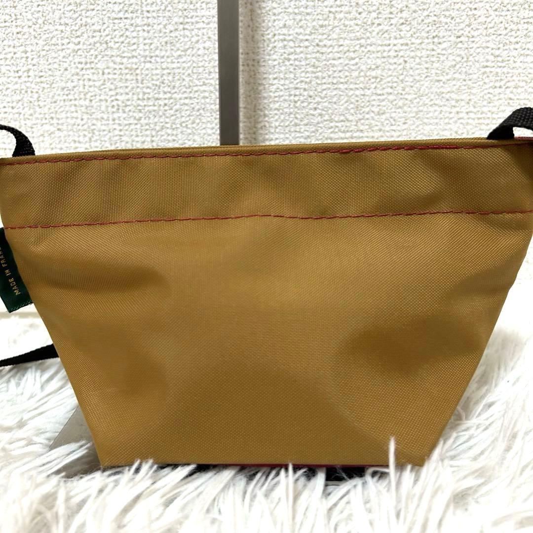 【美品✨舟形ミニショルダー】エルベシャプリエ　コンパクト　ベージュ　人気　軽量