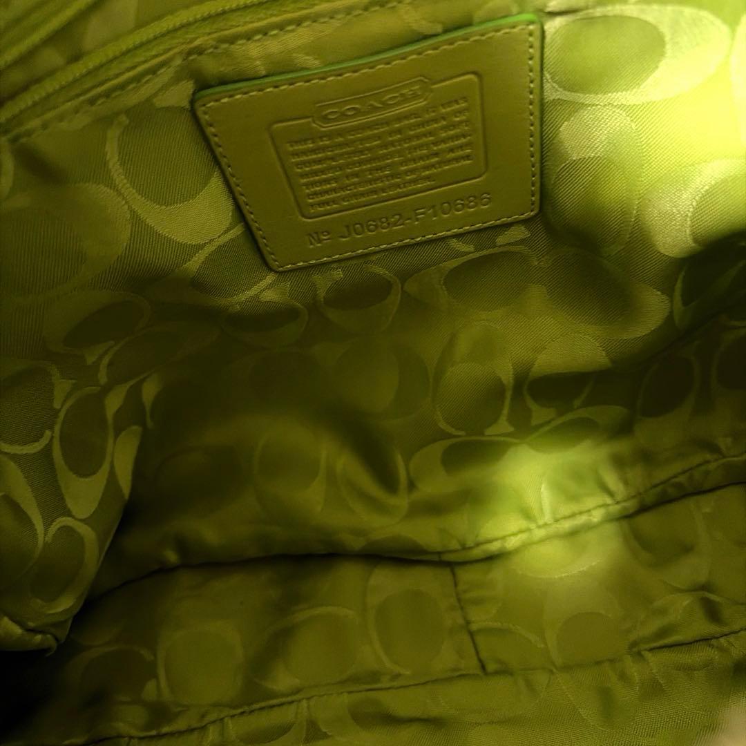 バッグ OLD COACH ERGO GLEEN LIGHT GLEEN BAG