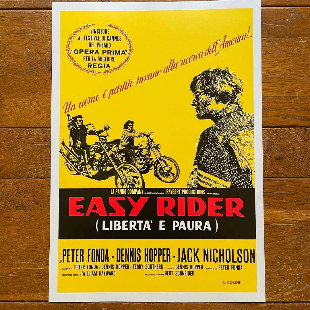 ポスター『イージー・ライダー』（Easy Rider）イタリア版 1969 - メルカリ