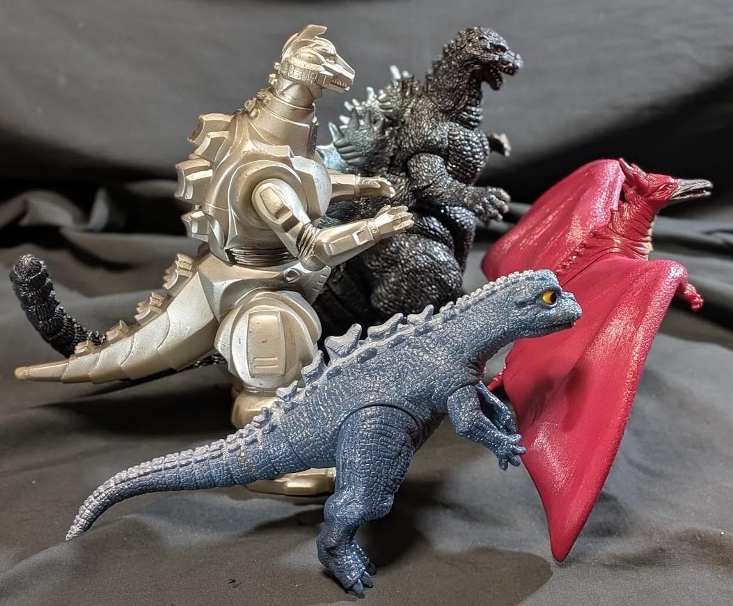 平成VSシリーズ ゴジラ・ベビー・メカゴジラ・ラドン（バンダイ）４体セット