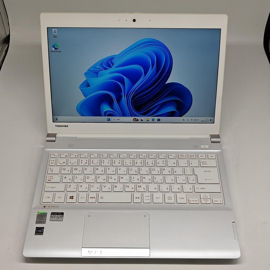 東芝】R73 高性能i7 SSD512GB 16GB オフィス付きノートPC