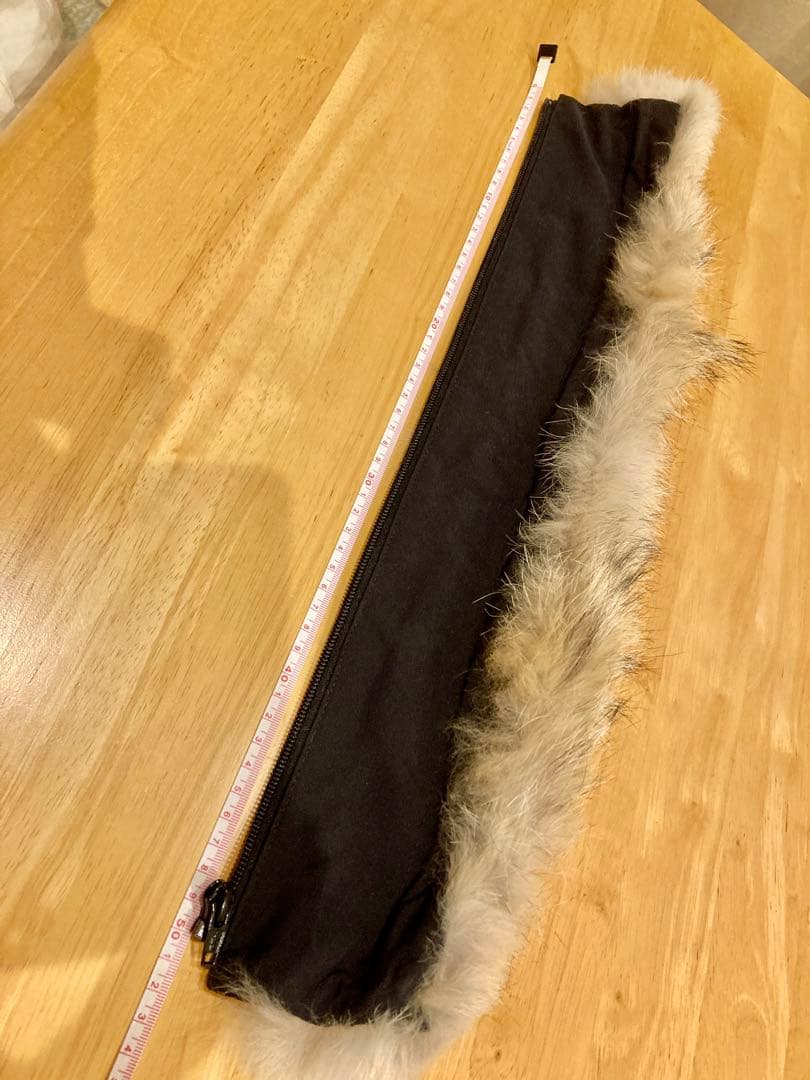 カナダグース   ファーのみ　天然コヨーテ　正規品