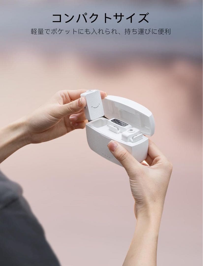 FIFINE ワイヤレスマイク ピンマイク