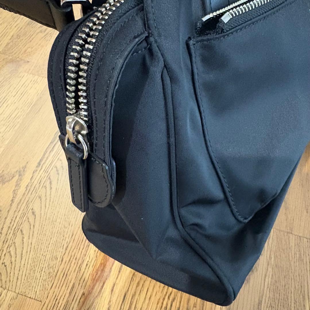 アニエスベー ハンドバッグ ナイロン ブラック