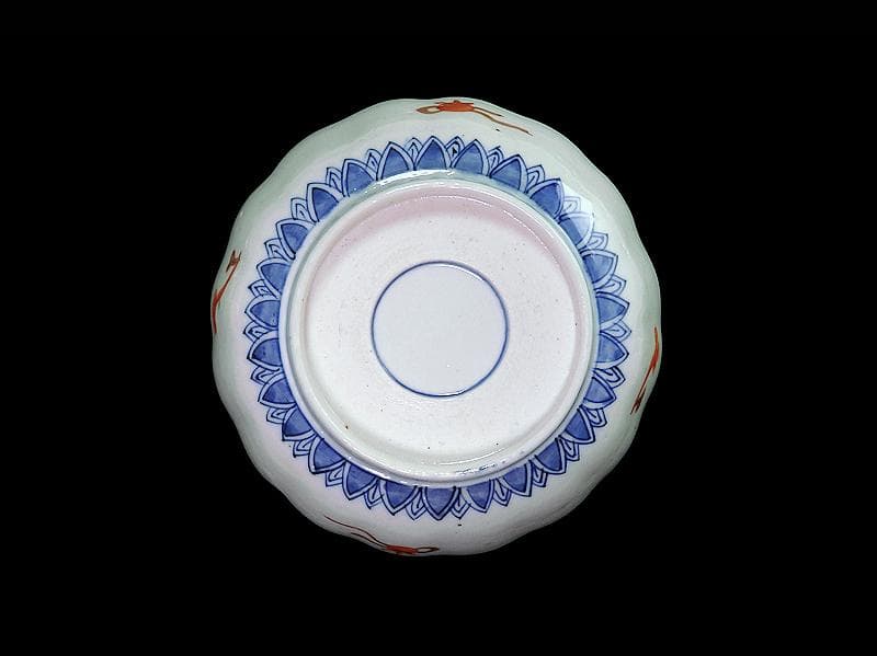 古伊万里 金襴手 桜花に春駒の図 膾皿 2客 F026AS-CVl - メルカリ