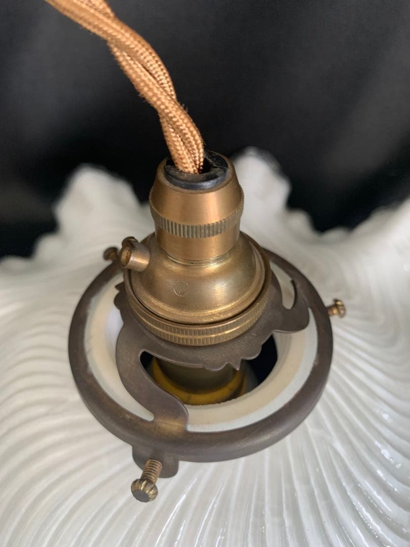 フランス製 MOUTH-BLOWN GLASS VIANNE ガラスシェード照明