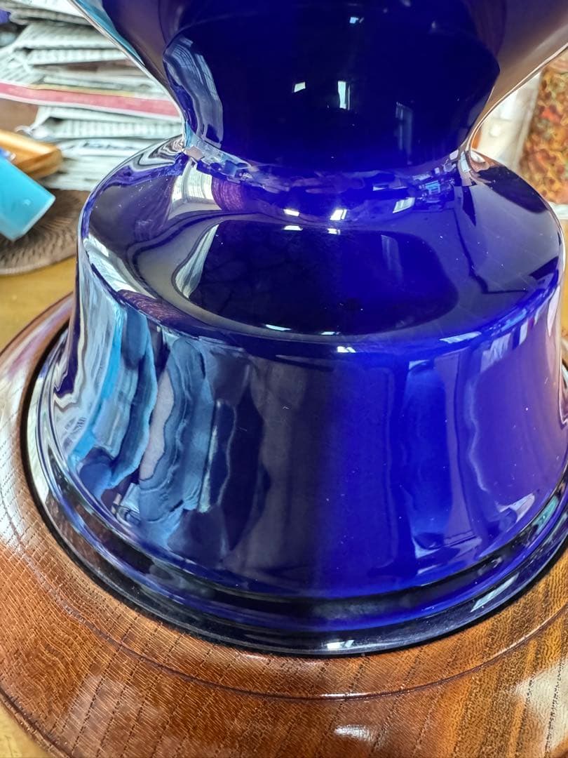 人間国宝 三代 徳田八十吉 燿彩杯 高さ36.5cm