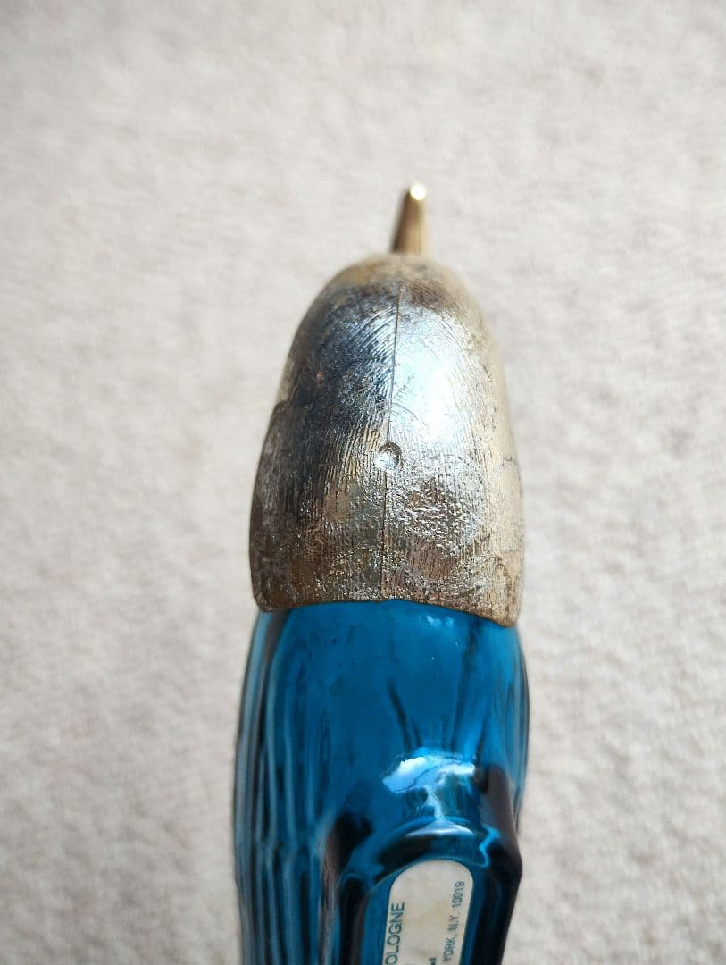 孔雀のアンティーク香水瓶 AVON社製