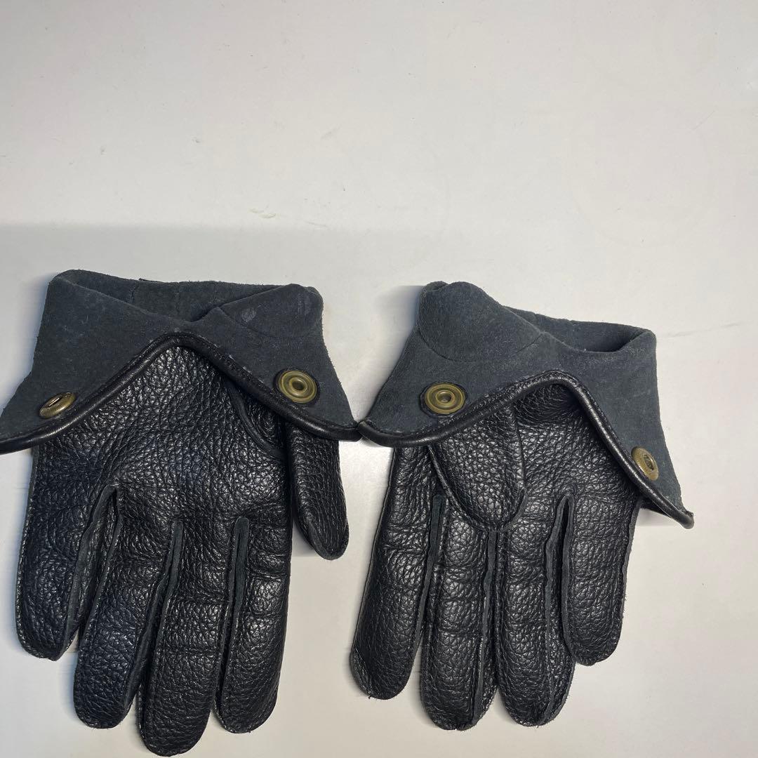 DENTS製 黒色サイズ7 DEERSKIN 鹿革 ライニング取外済の仕様