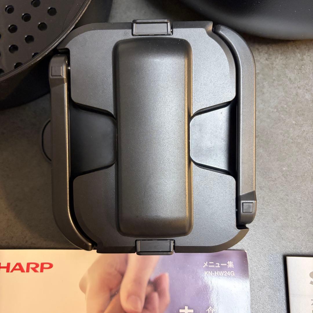 美品　2024年製　SHARP ホットクック KN-HW24G-B