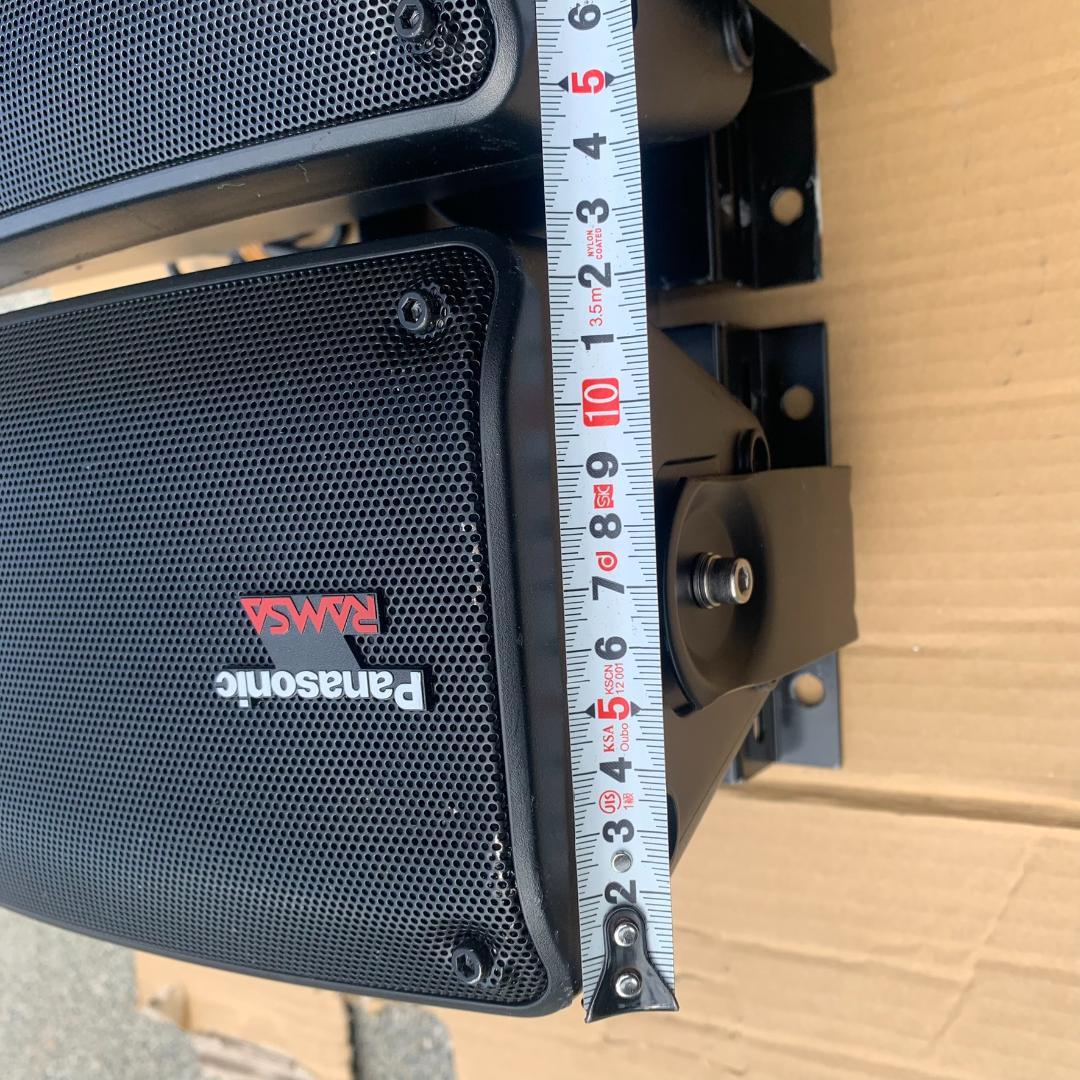 2個 パナソニック ラムサ WS-BN010-K スピーカー 店舗 業務用