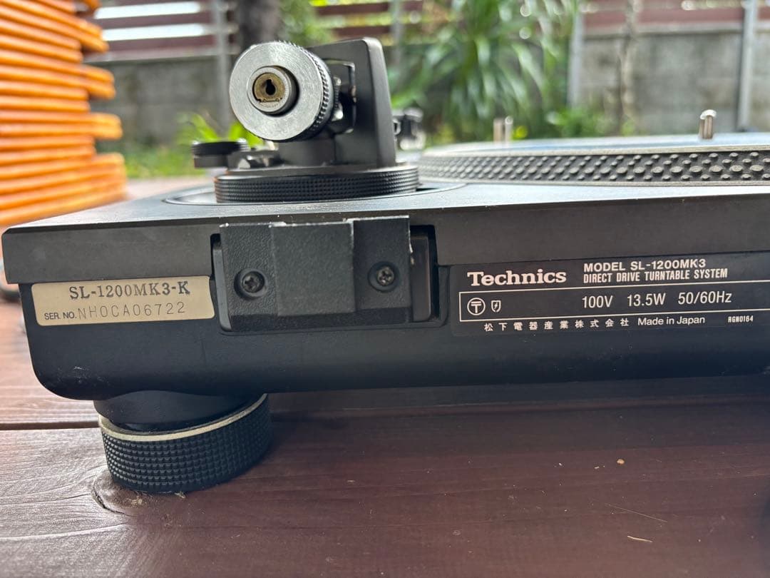Technics SL-1200MK3-K 動作品 SHURE M44G付