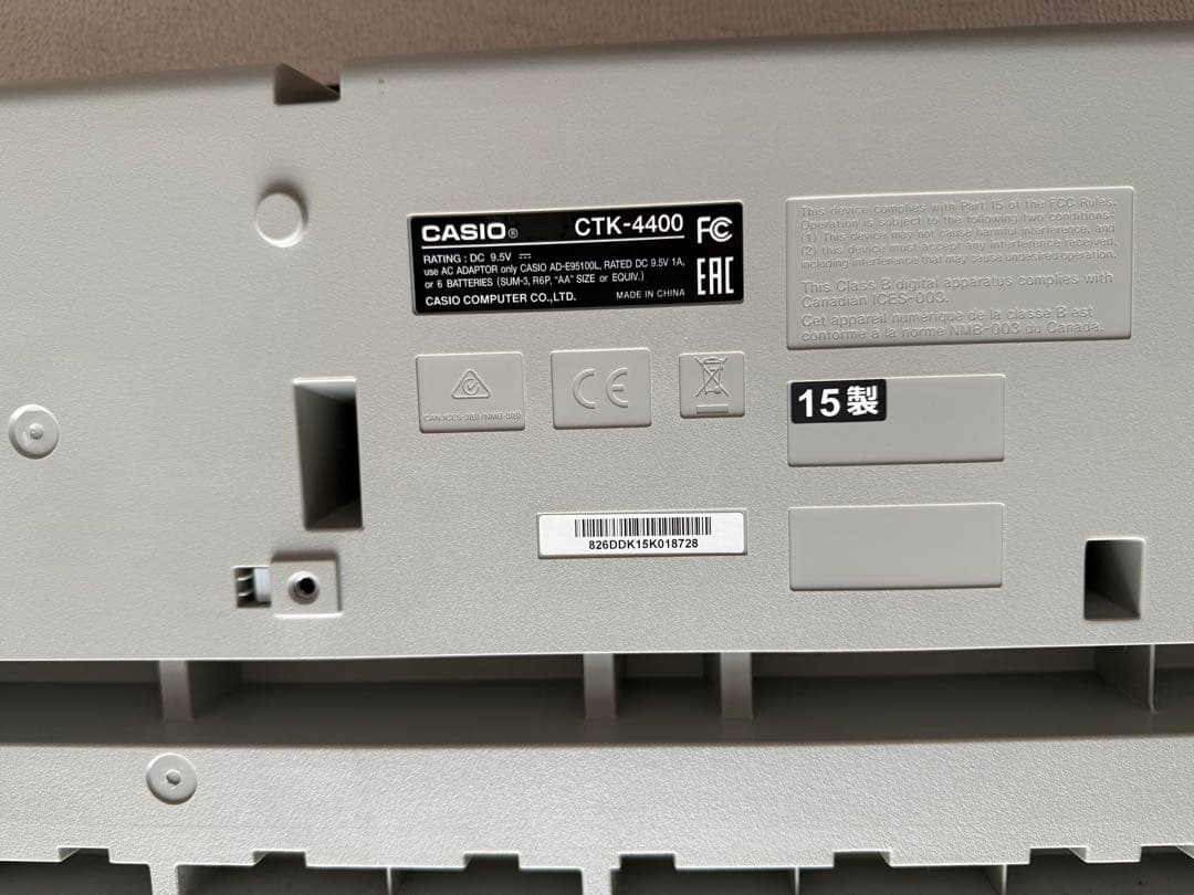 CASIO　カシオ　CTK-4400 電子キーボード