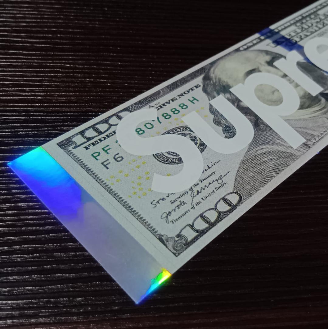 Supreme Franklin box logoステッカー