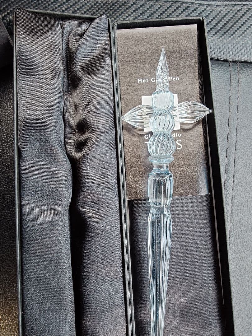 glass studio toos ガラスペン　ペンレスト　クラシックブルー