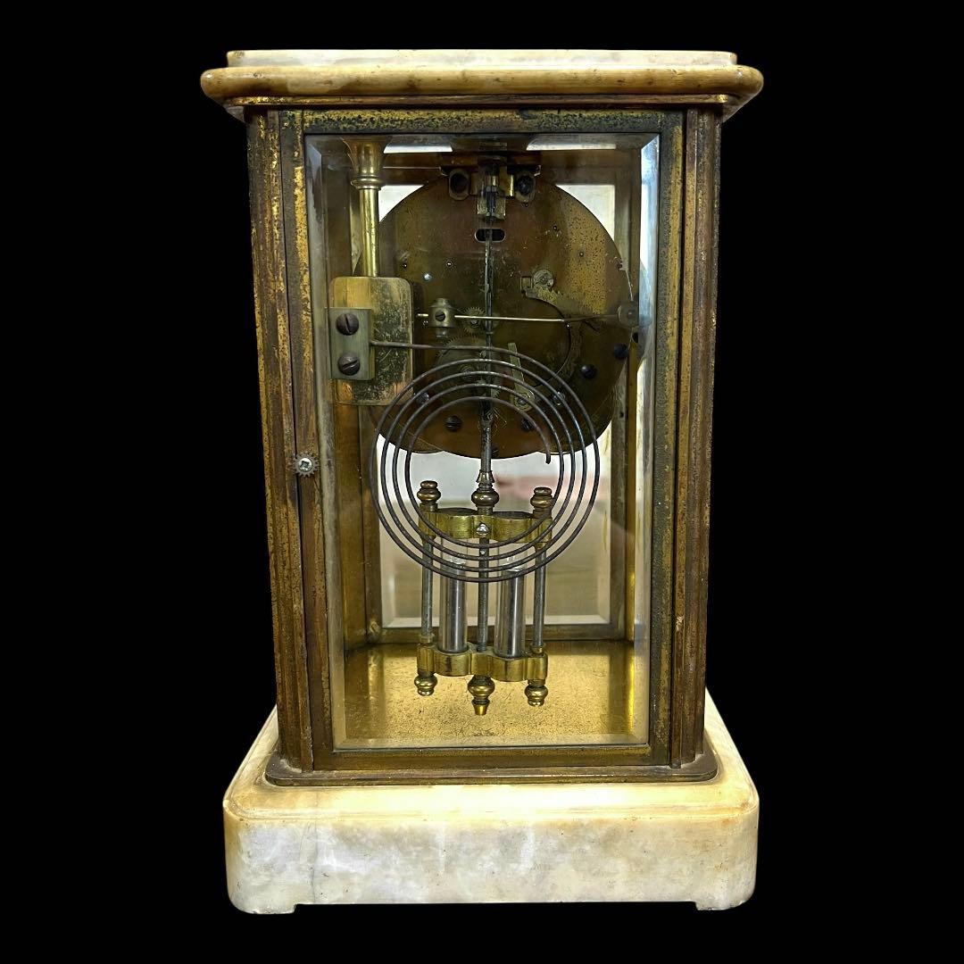 《希少＆入手困難》アンティーク 精工舎大理石水銀振り子ゼンマイ式古時計