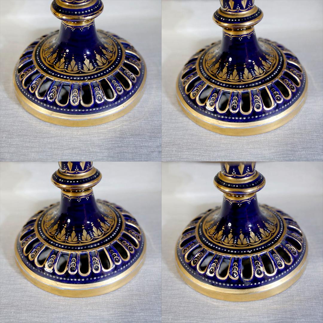 送料込み】ヴィエナスタイル 金彩レリーフ神話文 天使 コンポート