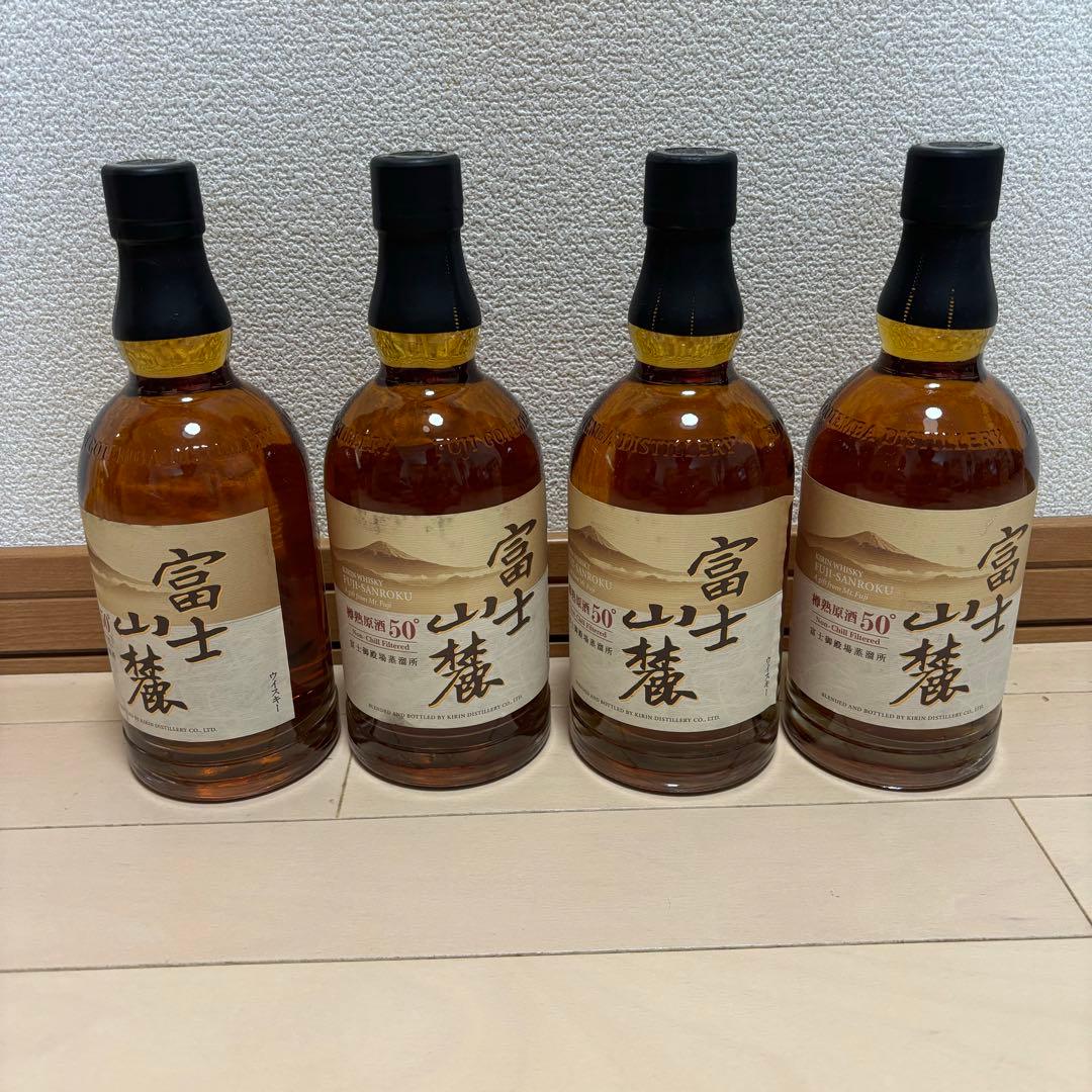 富士山麓 樽熟原酒50° 4本セット 富士山麓 樽熟原酒50