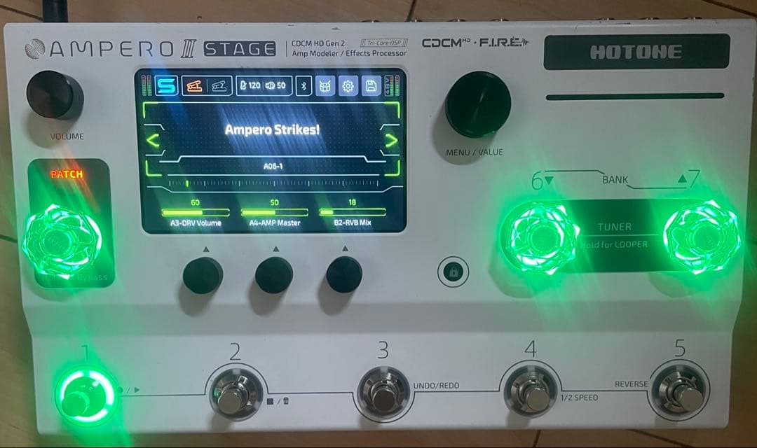 HOTONE AMPERO II STAGE マルチエフェクター　アンプモデラー HOTONE | AMPERO Ⅱ STAGE | マルチ・エフェクター | 製品情報