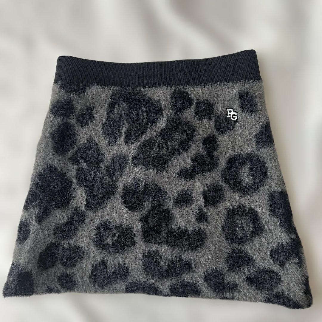 パーリーゲイツ☆新品タグ付☆レディース １(M)厚手フワフワ総柄スカート