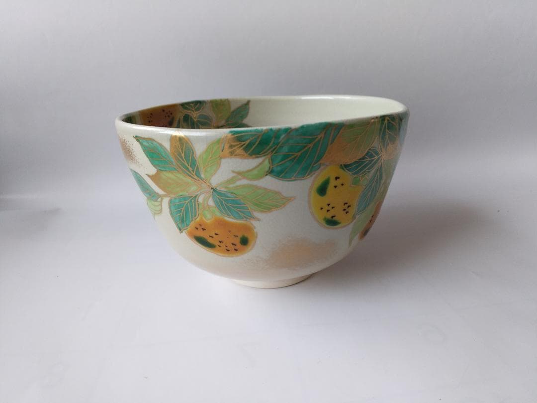 T296 茶碗 『京焼』『藤平正文 作』 共箱 抹茶碗 茶道具 都《QNZPT