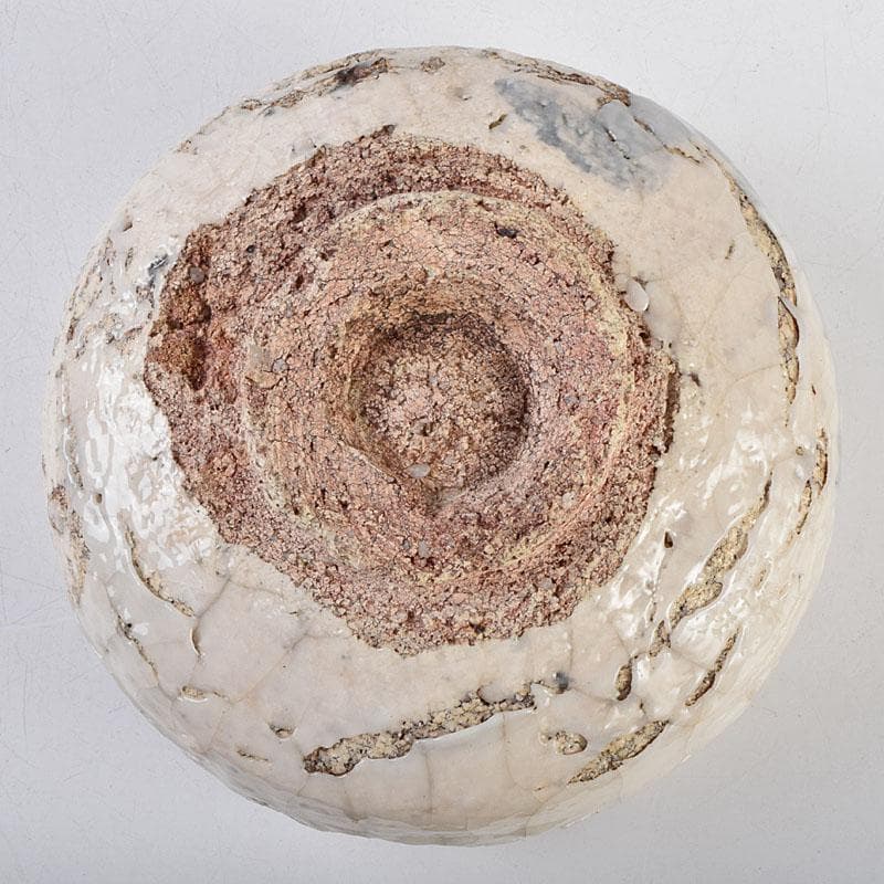 茶道具 人間国宝 荒川豊蔵作 鬼志野 茶碗 加藤卓男 識箱 M R9188