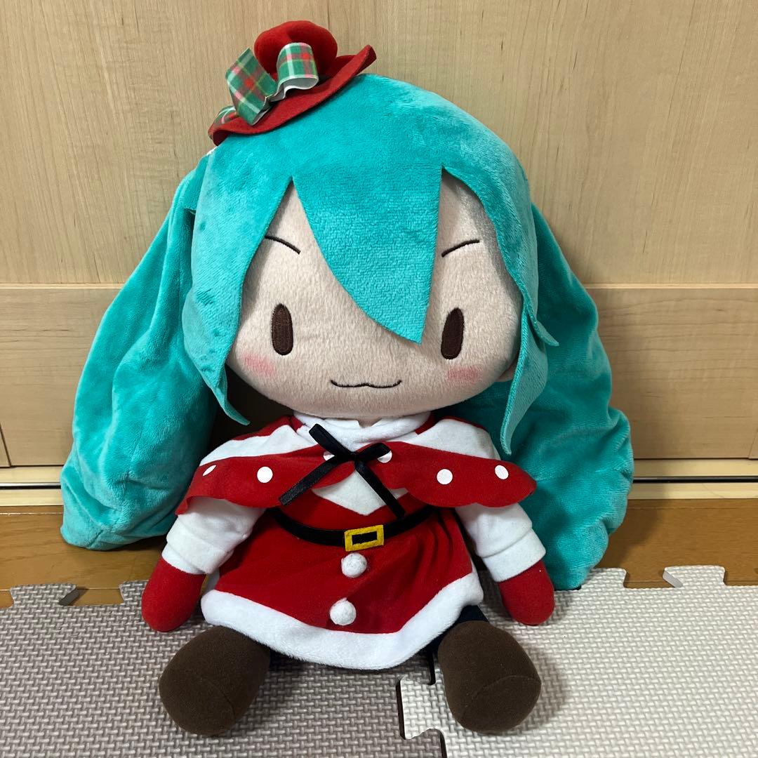 初音ミク】 メガジャンボふわふわぬいぐるみ クリスマス 三月八日 セガ