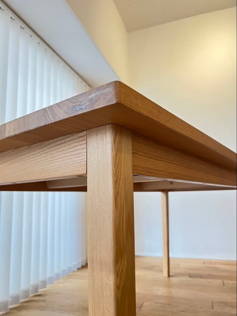 無印良品 ダイニングテーブル 廃盤 希少　タモ材