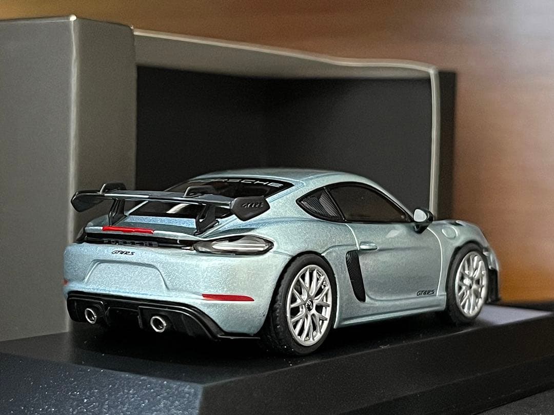 1/43 特注 ミニチャンプス ポルシェ 718 ケイマン GT4 RS ブルー