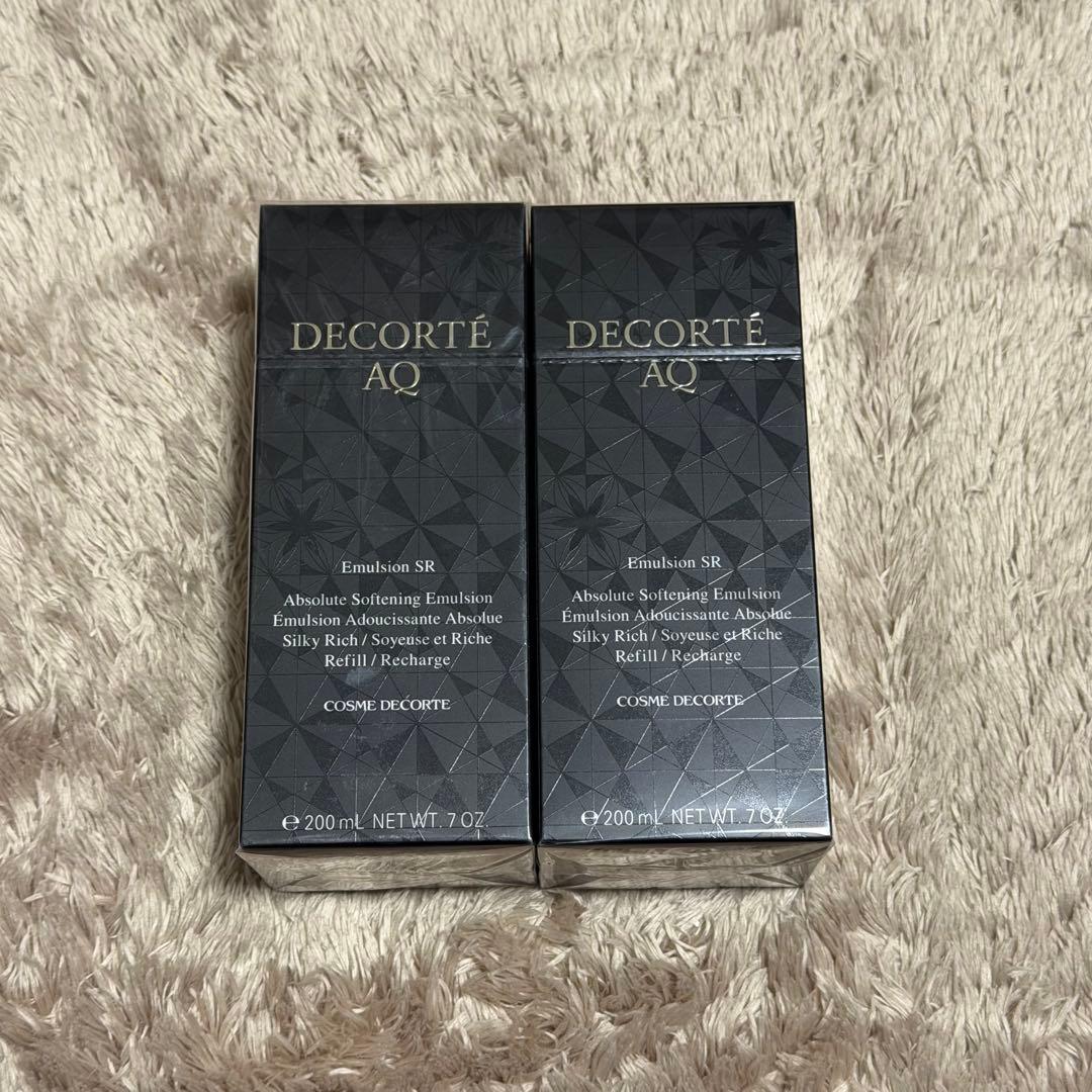 DECORTÉ AQ Emulsion SR 200mL 2本セット 付替用 - メルカリ